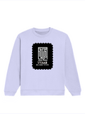 Oversized Sweatshirt | Relaxed Fit Unisex | 90% Cotton 10% Polyester 400 GSM | Pre-Shrunk Drop Shoulder | Unisex | Personalized | Typography | Control | Everyday | Confident | Calm Under Pressure - front - Lavender - mockup 1