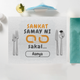 Personalized Minimalist Accessory with Custom Name - Placemat Accessories Accessory