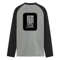 Male Raglan T-Shirt | Men's Regular Fit | 180 GSM Bio-Washed Fabric | Double Stitched, Ribbed Neck | Personalized | Typography | Control | Everyday | Confident | Calm Under Pressure - back - mockup 2