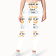 Personalized Minimalist Female Gym Legging All Over Printed Products with Custom Name