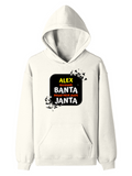 Pullover Hoodie | Unisex Regular Fit | Cotton Blend Tri-Layer | All-Season Comfort, Ribbed Cuffs | Adults | Personalized | Typography | Self-expression | Everyday | Assertive | Zero Public Pressure - front - Off White - mockup 1