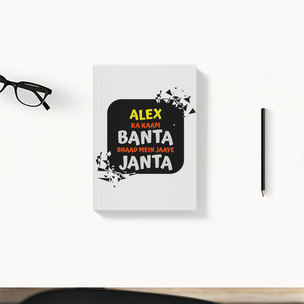 Daily Planner | 3-Month Undated | Soft-Bound | 204 Pages, Dotted Notes | Unisex Adult | Personalized | Typography | Self-expression | Everyday | Assertive | Zero Public Pressure