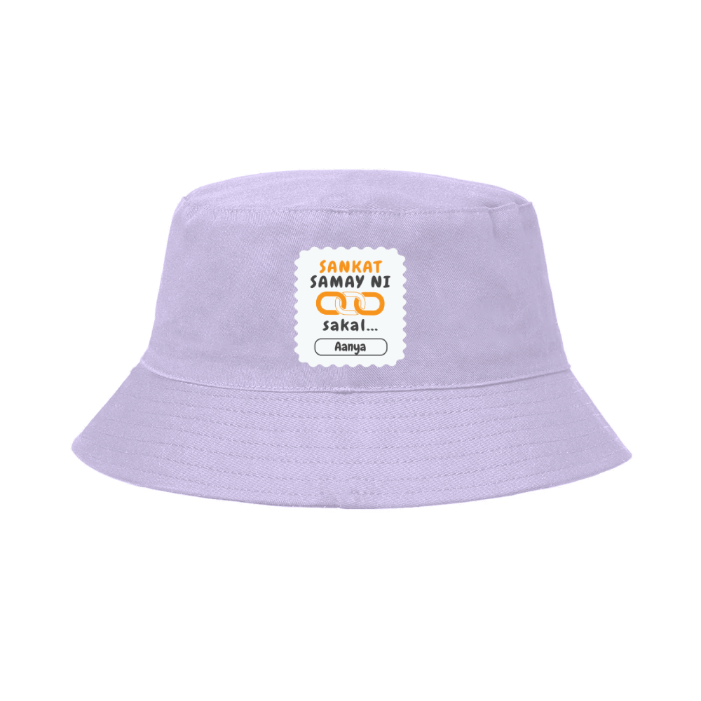 Personalized Minimalist Classic Bucket Hat Embroidery with Custom Name