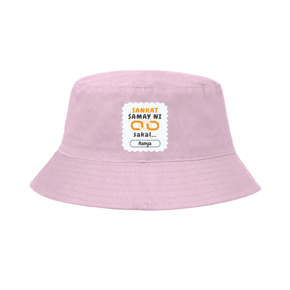 Personalized Minimalist Classic Bucket Hat Embroidery with Custom Name