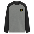 Male Raglan T-Shirt | Men's Regular Fit | 180 GSM Bio-Washed Fabric | Double Stitched, Ribbed Neck | Personalized | Typography | Pop Culture | Everyday | Confident | Naam Toh Suna Hoga - right pocket - mockup 4