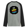 Male Raglan T-Shirt | Men's Regular Fit | 180 GSM Bio-Washed Fabric | Double Stitched, Ribbed Neck | Personalized | Bold Graphic | Self-worth | Inner Strength | Everyday | Empowering | Warrior Mentality - back - mockup 2