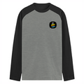 Male Raglan T-Shirt | Men's Regular Fit | 180 GSM Bio-Washed Fabric | Double Stitched, Ribbed Neck | Personalized | Bold Graphic | Self-worth | Inner Strength | Everyday | Empowering | Warrior Mentality - right pocket - mockup 4
