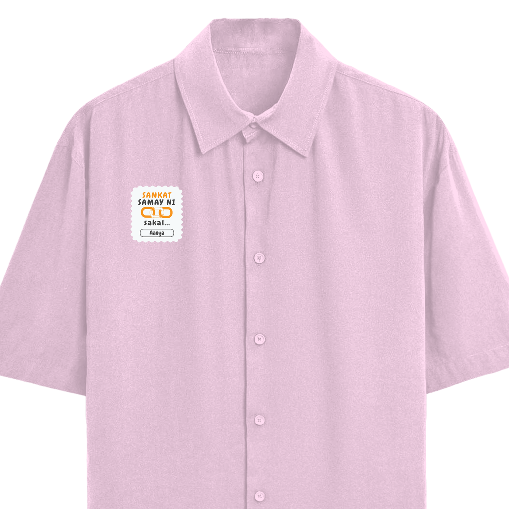 Personalized Minimalist T-Shirt with Custom Name - Oversized Shirt Dtf T-Shirt