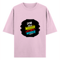 Oversized Classic T-Shirt | Unisex Relaxed Fit | 100% Super-Combed Cotton | Pre-Shrunk, Double-Stitched | Adults | Personalized | Bold Graphic | Self-worth | Inner Strength | Everyday | Empowering | Warrior Mentality - front - Light Baby Pink - mockup 1