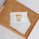 Personalized Minimalist Accessory with Custom Name - Postcards Accessories Accessory