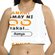 Personalized Minimalist Female Sports Bra All Over Printed Products with Custom Name