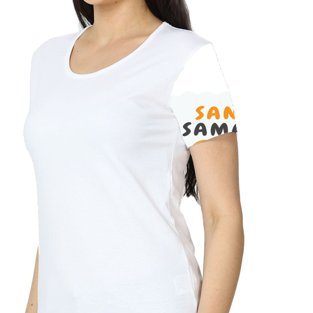 Personalized Minimalist T-Shirt with Custom Name - Female Womens T Shirt All Over Printed Products T-Shirt