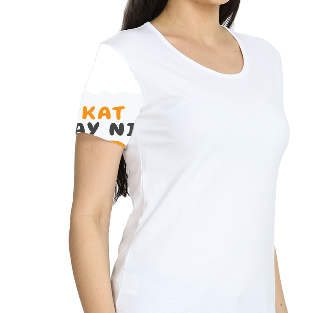 Personalized Minimalist T-Shirt with Custom Name - Female Womens T Shirt All Over Printed Products T-Shirt