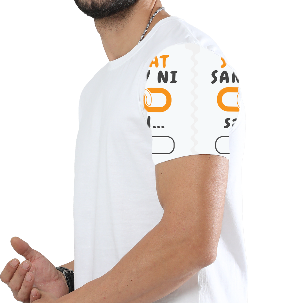 Personalized Minimalist T-Shirt with Custom Name - Male T Shirt All Over Printed Products T-Shirt