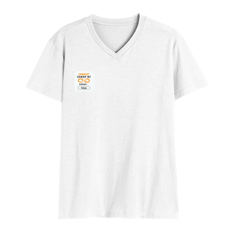 Personalized Minimalist T-Shirt with Custom Name - Male V Neck T Shirt Dtf T-Shirt