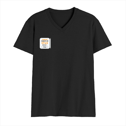 Personalized Minimalist T-Shirt with Custom Name - Male V Neck T Shirt Embroidery T-Shirt