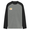 Male Raglan T-Shirt | Men's Regular Fit | 180 GSM Bio-Washed Fabric | Double Stitched, Ribbed Neck | Personalized | Typography | Friendship | Everyday | Supportive | Don't Worry, Mi Aahe - left pocket - mockup 3