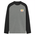 Male Raglan T-Shirt | Men's Regular Fit | 180 GSM Bio-Washed Fabric | Double Stitched, Ribbed Neck | Personalized | Typography | Friendship | Everyday | Supportive | Don't Worry, Mi Aahe - right pocket - mockup 4