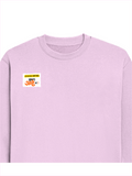 Oversized Sweatshirt | Relaxed Fit Unisex | 90% Cotton 10% Polyester 400 GSM | Pre-Shrunk Drop Shoulder | Unisex | Personalized | Typography | Friendship | Everyday | Supportive | Don't Worry, Mi Aahe - right pocket - Light Baby Pink - mockup 4
