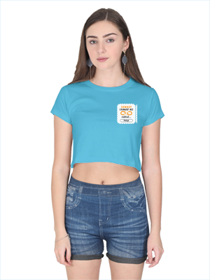 Personalized Minimalist Female Crop Top Dtf with Custom Name
