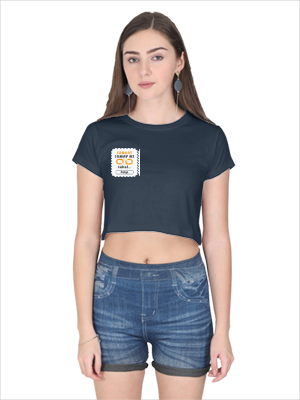 Personalized Minimalist Female Crop Top Dtf with Custom Name