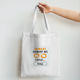 Personalized Minimalist Tote Bag Non Zipper Printing,embroidery with Custom Name