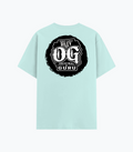 Cotton Stretch T-Shirt | Unisex Fit | 95% Cotton 5% Spandex | Breathable Flexible Durable | Adults | Personalized | Typography | Identity | Everyday | Confident | Call Me OG Guru - back - Mint - mockup 2