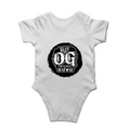 Baby Romper | 0-12 Months | 180 GSM Bio-Washed Cotton | Double-Stitched, Pre-Shrunk | Unisex | Personalized | Typography | Identity | Everyday | Confident | Call Me OG Guru - back - White - mockup 2