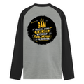 Male Raglan T-Shirt | Men's Regular Fit | 180 GSM Bio-Washed Fabric | Double Stitched, Ribbed Neck | Personalized | Typography | Humor | Sarcasm | Everyday | Sarcastic | Not So Nice - back - mockup 2