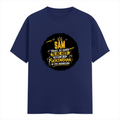 Male Classic Crew T-Shirt | Men's Regular Fit | 180 GSM Bio-Washed Cotton | Pre-Shrunk, Double-Stitched | Personalized | Typography | Humor | Sarcasm | Everyday | Sarcastic | Not So Nice - front - Royal Blue - mockup 1