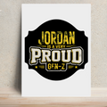 Metal Posters | 8x11.7 & 11.7x15.7 Inches | 1mm Thick Metal | Magnetic Mount | Waterproof | Glossy Finish | Home Decor | Personalized | Typography | Generational Identity | Youth Culture | Assertive | Proud Gen Z - front - White - mockup 1