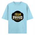 Oversized Classic T-Shirt | Unisex Relaxed Fit | 100% Super-Combed Cotton | Pre-Shrunk, Double-Stitched | Adults | Personalized | Typography | Generational Identity | Youth Culture | Assertive | Proud Gen Z - front - Baby Blue - mockup 1