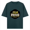 Oversized Classic T-Shirt | Unisex Relaxed Fit | 100% Super-Combed Cotton | Pre-Shrunk, Double-Stitched | Adults | Personalized | Typography | Generational Identity | Youth Culture | Assertive | Proud Gen Z - front - Petrol Blue - mockup 1