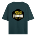 Oversized Classic T-Shirt | Unisex Relaxed Fit | 100% Super-Combed Cotton | Pre-Shrunk, Double-Stitched | Adults | Personalized | Typography | Generational Identity | Youth Culture | Assertive | Proud Gen Z - back - Petrol Blue - mockup 2