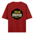 Oversized Classic T-Shirt | Unisex Relaxed Fit | 100% Super-Combed Cotton | Pre-Shrunk, Double-Stitched | Adults | Personalized | Typography | Generational Identity | Youth Culture | Assertive | Proud Gen Z - back - Red - mockup 2