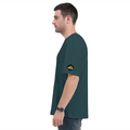 Oversized Classic T-Shirt | Unisex Relaxed Fit | 100% Super-Combed Cotton | Pre-Shrunk, Double-Stitched | Adults | Personalized | Typography | Generational Identity | Youth Culture | Assertive | Proud Gen Z - right sleeve - Petrol Blue - mockup 6