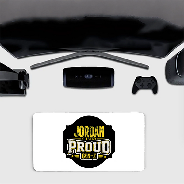 Gaming Pad | Extended Sizes 60x30cm & 80x33cm | 3mm Thick Skid-Proof Base | Smooth Control & Fade-Proof | Unisex | Personalized | Typography | Generational Identity | Youth Culture | Assertive | Proud Gen Z