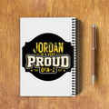 A5 Notepad | 120 Pages, Ruled/Unruled | 70 GSM Natural Shade Paper, 300 GSM Cover | Wire Bound | Everyday Use | Personalized | Typography | Generational Identity | Youth Culture | Assertive | Proud Gen Z - back - White - mockup 2