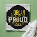 Cloth Napkin | Standard Dining Size | 100% Polyester | Soft, Durable, Hemmed | Unisex | Personalized | Typography | Generational Identity | Youth Culture | Assertive | Proud Gen Z - front - White - mockup 1