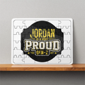 MDF Wooden Puzzle | 6x8 Inch 30 Pieces | Glossy Finish | Durable, Waterproof | Kids & Adults | Personalized | Typography | Generational Identity | Youth Culture | Assertive | Proud Gen Z - front - White - mockup 1