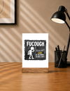 Acrylic Photo Frame With Stand - Allergic to Bullshit