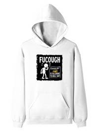 Pullover Hoodie | Unisex Regular Fit | Cotton Blend Tri-Layer | All-Season Comfort, Ribbed Cuffs | Adults | Personalized | Typography | Sarcasm | Humor | Everyday | Humorous | Allergic To Bullshit