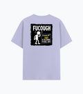Cotton Stretch T-Shirt | Unisex Fit | 95% Cotton 5% Spandex | Breathable Flexible Durable | Adults | Personalized | Typography | Sarcasm | Humor | Everyday | Humorous | Allergic To Bullshit - back - Lavender - mockup 2