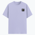 Cotton Stretch T-Shirt | Unisex Fit | 95% Cotton 5% Spandex | Breathable Flexible Durable | Adults | Personalized | Typography | Sarcasm | Humor | Everyday | Humorous | Allergic To Bullshit - left pocket - Lavender - mockup 3