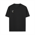 Male Standard Crew T-Shirt | Regular Fit | 100% Cotton (180 GSM) | Breathable, Durable | Men's | Personalized | Typography | Sarcasm | Humor | Everyday | Humorous | Allergic To Bullshit - left pocket - Black - mockup 5