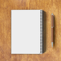 A5 Notepad | 120 Pages, Ruled/Unruled | 70 GSM Natural Shade Paper, 300 GSM Cover | Wire Bound | Everyday Use | Personalized | Typography | Humor | Self-referential Statements | Everyday | Playful | Boring Without Me - back - White - mockup 2