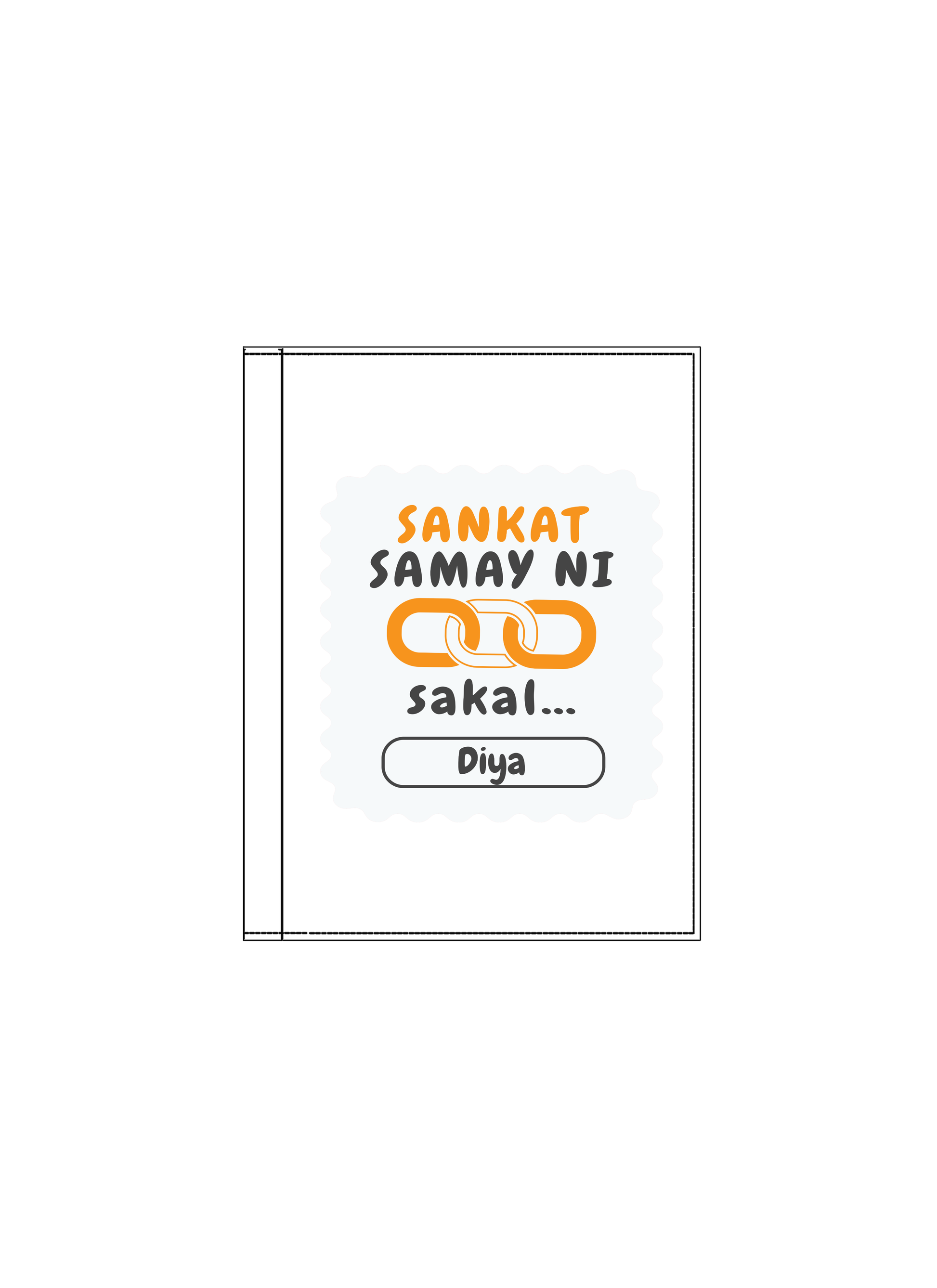Personalized Line Art Notebook Accessories with Custom Name