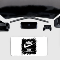 Gaming Pad | Extended Sizes 60x30cm & 80x33cm | 3mm Thick Skid-Proof Base | Smooth Control & Fade-Proof | Unisex | Personalized | Typography | Attitude | Humor | Everyday | Defiance | Desi Savage Warning