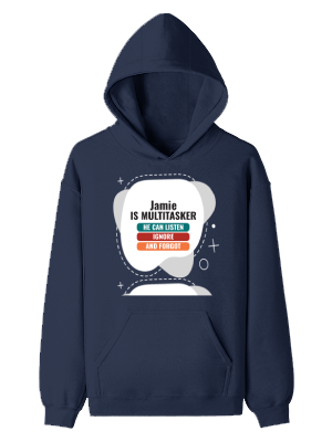 Personalized Design Pullover Hoodie Dtg with Custom Name