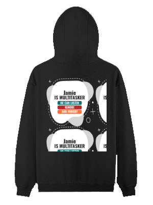 Personalized Design Pullover Hoodie Dtg with Custom Name